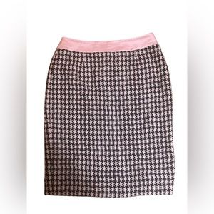 houndstooth pink skirt y2k